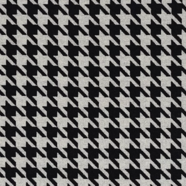 Pacte Fabric - Noir by black-grey misc woolen fabric from Casamance