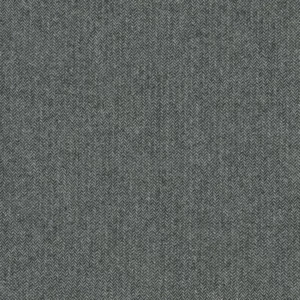 black-grey plain woolen fabric from Casamance