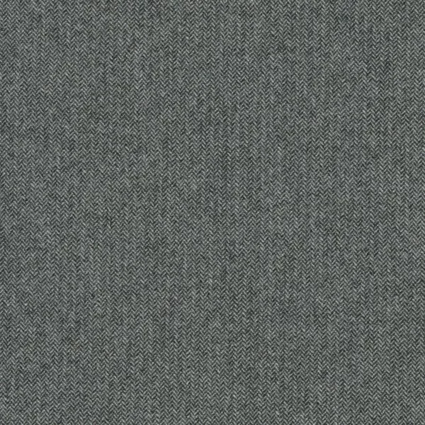 Hommage Fabric - Anthracite by black-grey plain woolen fabric from Casamance