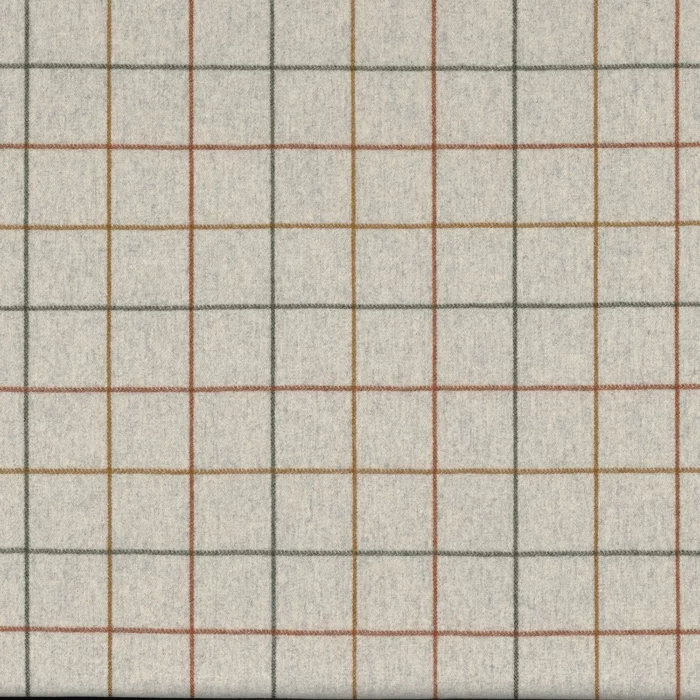 Arpege Fabric - Vert Irlandais Orange Brule swatch