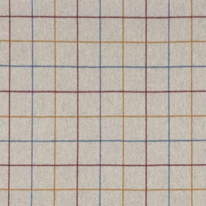 multicolour checked woolen fabric from Casamance