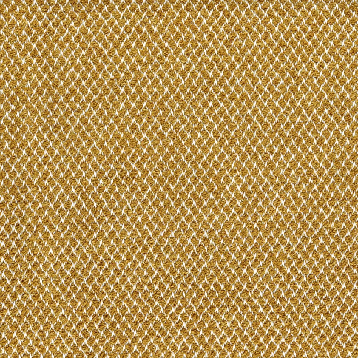 Akumal Fabric - Ocre by yellow plain woven fabric from Casamance