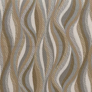 yellow contemporary jacquard fabric from Casamance