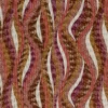 red contemporary jacquard fabric from Casamance