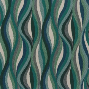 blue contemporary jacquard fabric from Casamance
