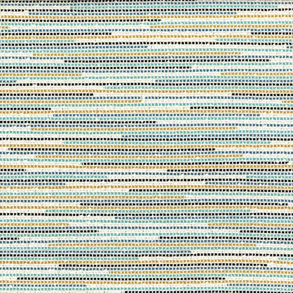 Carillo Fabric - Turquoise / Ambre by blue misc woven fabric from Casamance