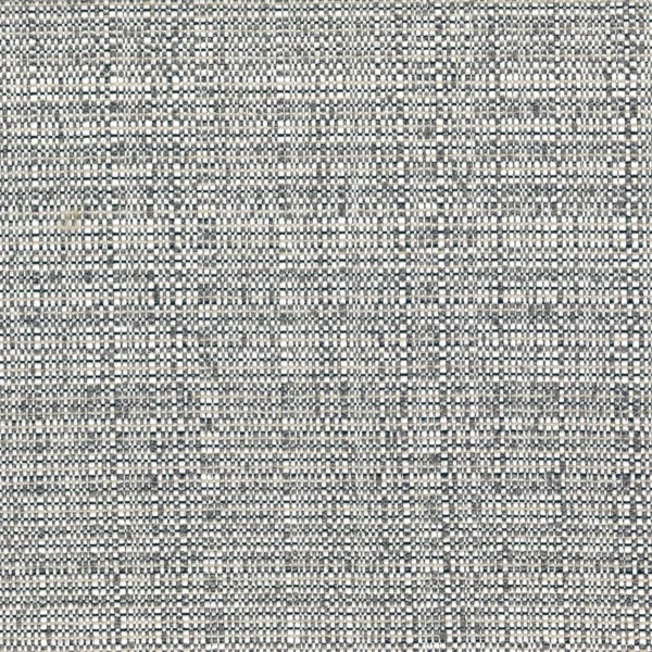 Solano Fabric - Gris by black-grey plain woven fabric from Casamance