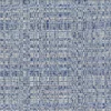 blue plain woven fabric from Casamance