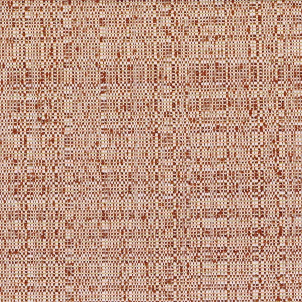 Solano Fabric - Acajou by red plain woven fabric from Casamance