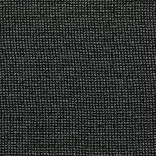 Sancho Fabric - Gris by black-grey plain voile-sheer fabric from Casamance