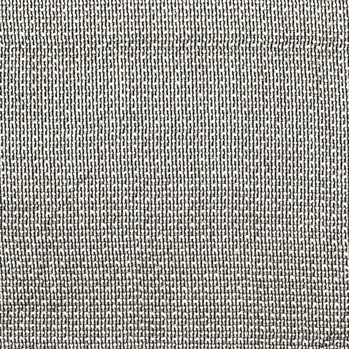 Sancho Fabric - Blanc / Noir by black-grey plain voile-sheer fabric from Casamance