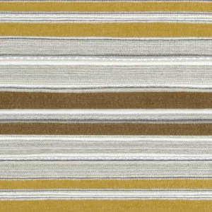 brown striped woven fabric from Casamance