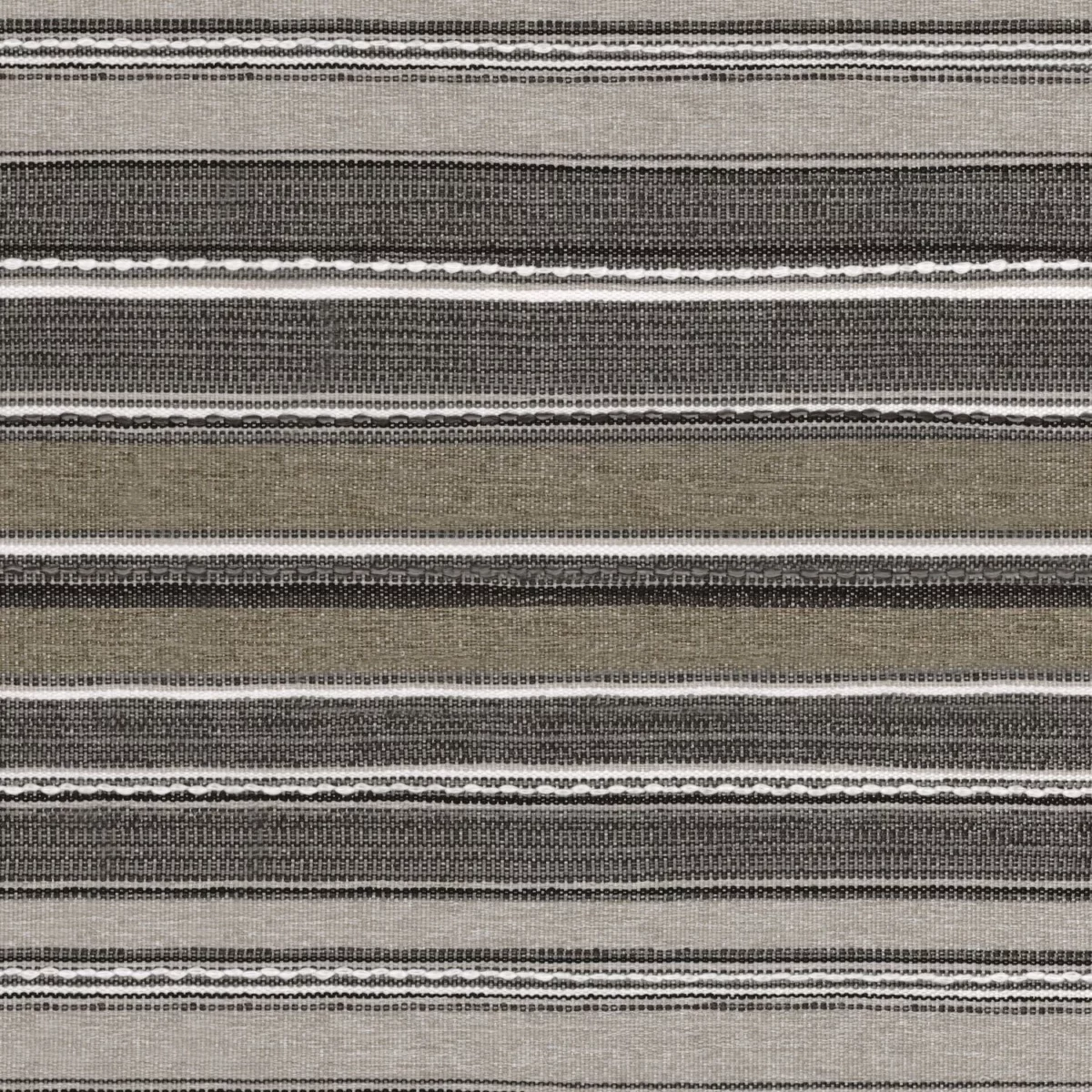 brown striped woven fabric from Casamance