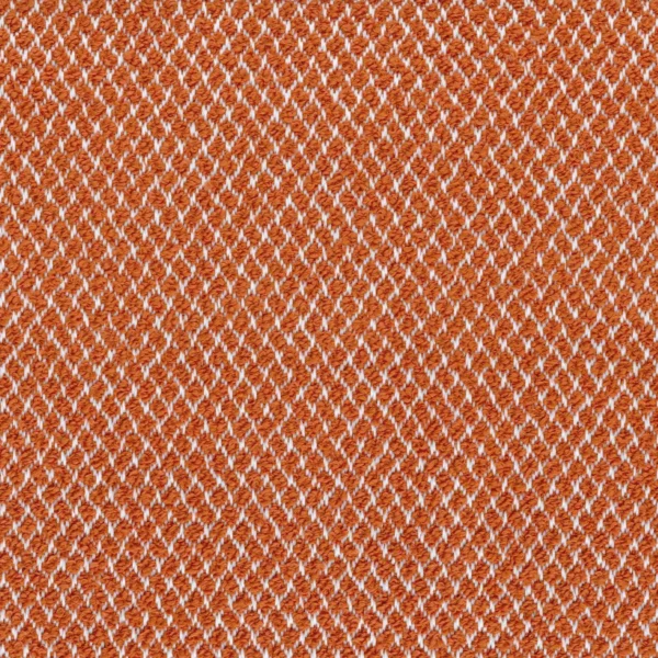orange plain woven fabric from Casamance