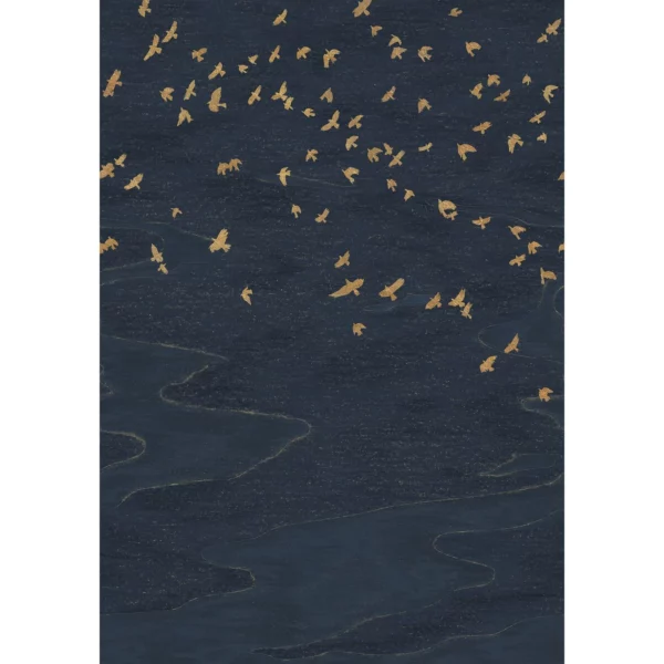 blue animal wallpaper from casamance