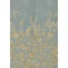 blue botanical wallpaper from casamance