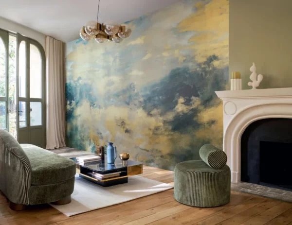 Heure Doree Wallpanel - Ivoire / Doré by Heure Doree Wallpanel - Ivoire / Doré from
