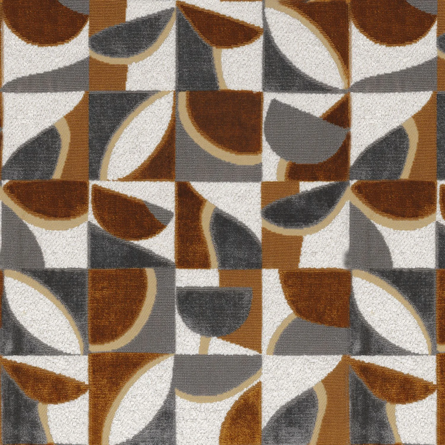 brown misc velvet-chenille fabric from Casamance