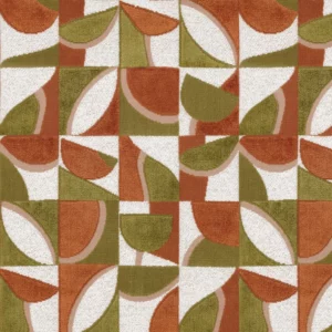green misc velvet-chenille fabric from Casamance