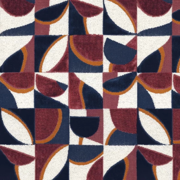 purple misc velvet-chenille fabric from Casamance