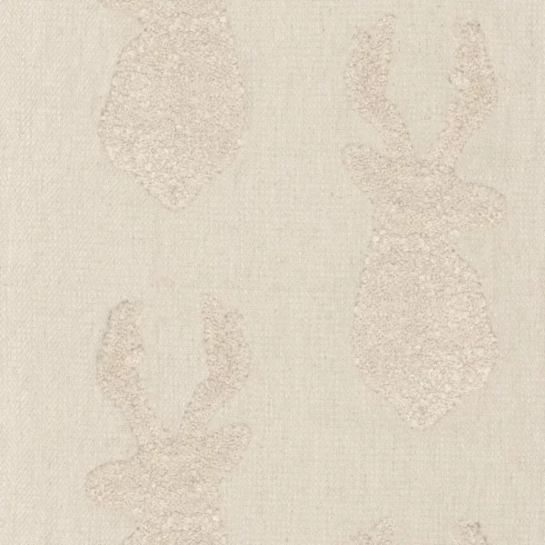 Moritz Fabric - Ivoire by pink misc embroideried fabric from Casamance