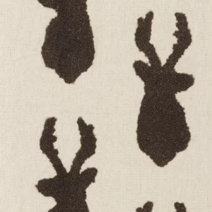 brown misc embroideried fabric from Casamance