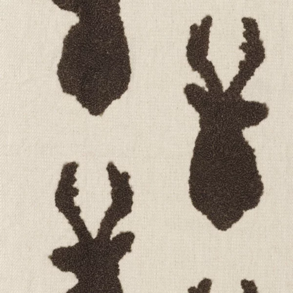 brown misc embroideried fabric from Casamance