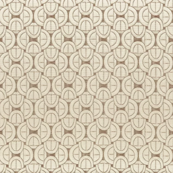 Serlio Fabric - Grege by neutral misc jacquard fabric from Casamance