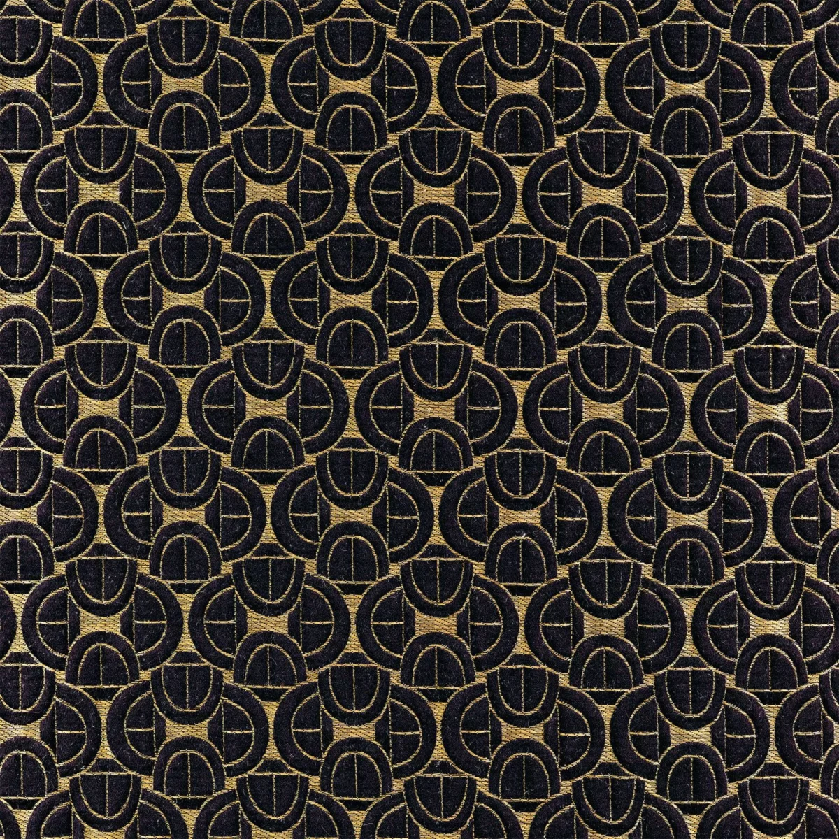 black-grey misc jacquard fabric from Casamance