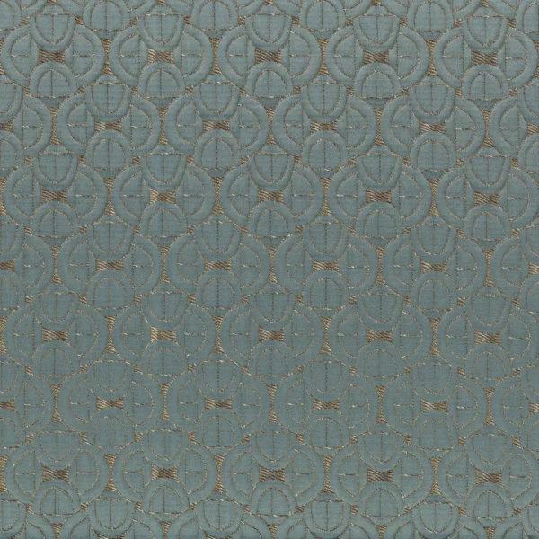 Serlio Fabric - Bleu Nordique by blue misc jacquard fabric from Casamance