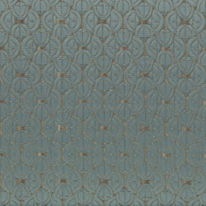 Serlio Fabric - Bleu Nordique swatch