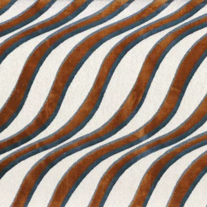 blue misc velvet-chenille fabric from Casamance