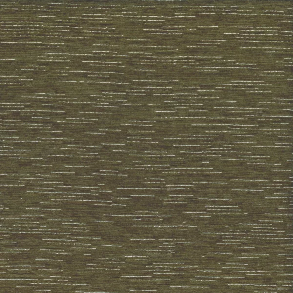 Segreti Fabric - Kaki by green plain velvet-chenille fabric from Casamance