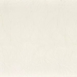 white contemporary embroideried fabric from Casamance