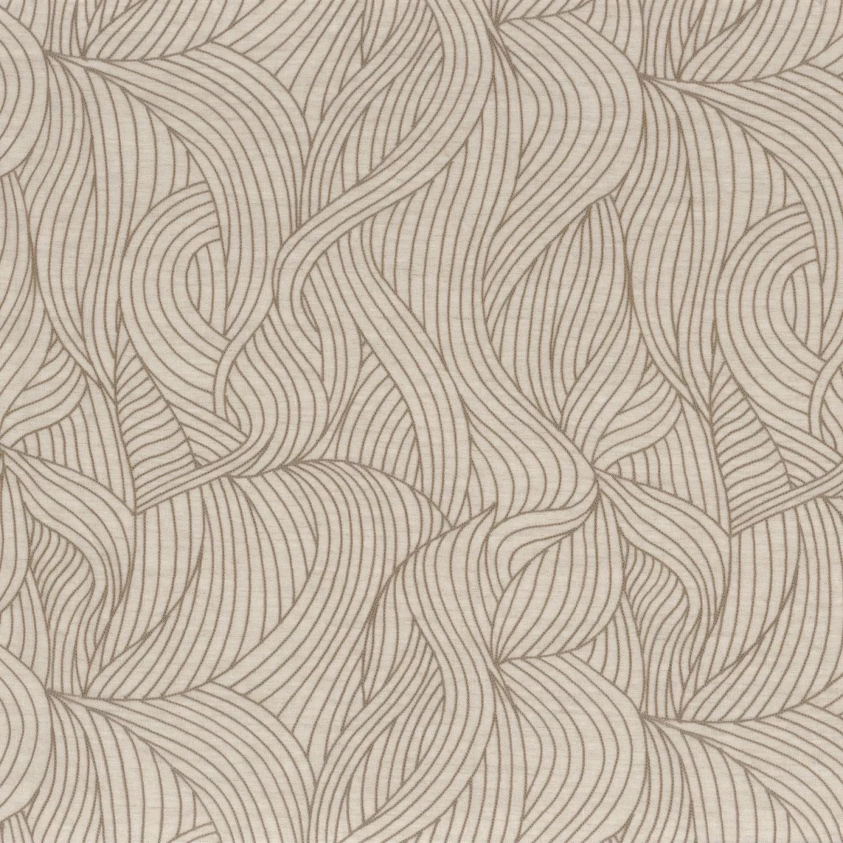 Naviglio Fabric - Marron Glace by neutral contemporary embroideried fabric from Casamance