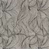 black-grey contemporary embroideried fabric from Casamance
