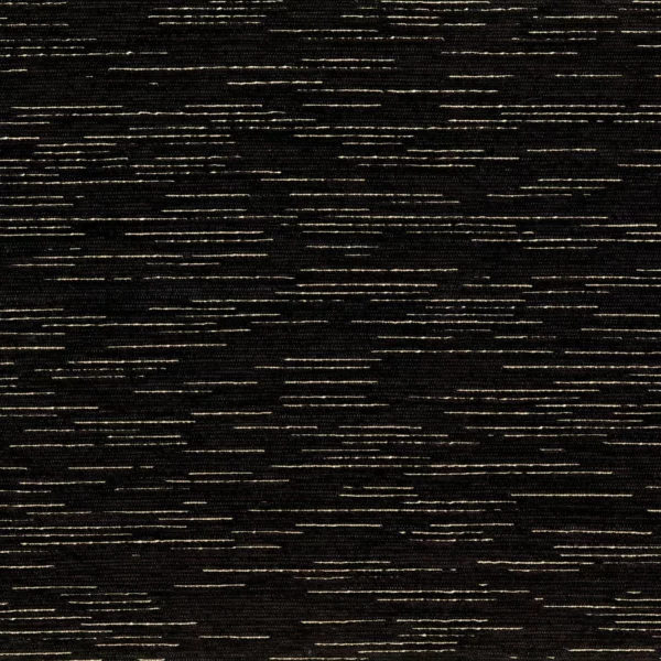 Segreti Fabric - Noir by black-grey plain velvet-chenille fabric from Casamance