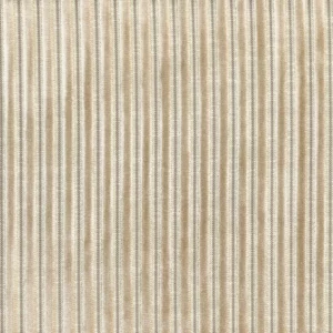 neutral striped velvet-chenille fabric from Casamance
