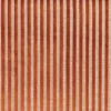 orange striped velvet-chenille fabric from Casamance