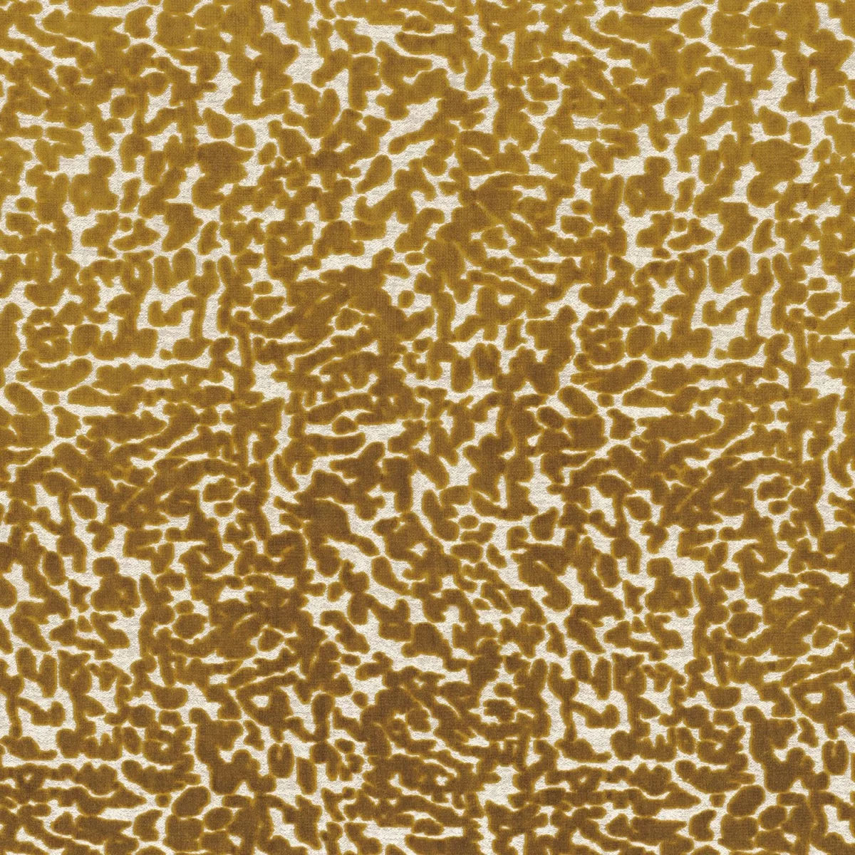 Ocema Fabric - Moutarde by yellow misc velvet-chenille fabric from Casamance
