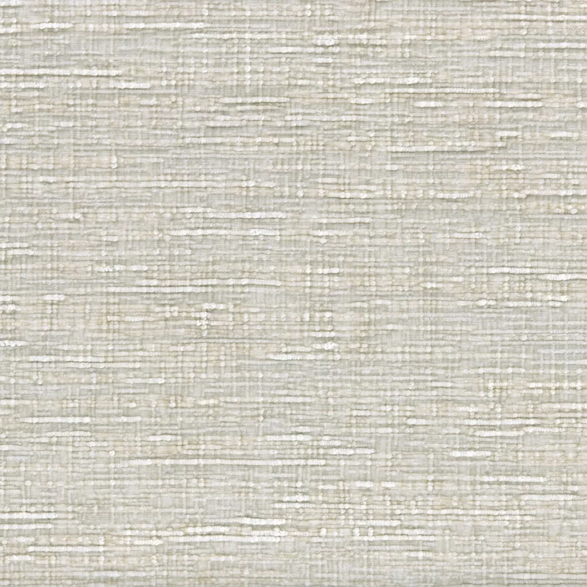 Sharpei Fabric - Ivoire by white plain velvet-chenille fabric from Casamance