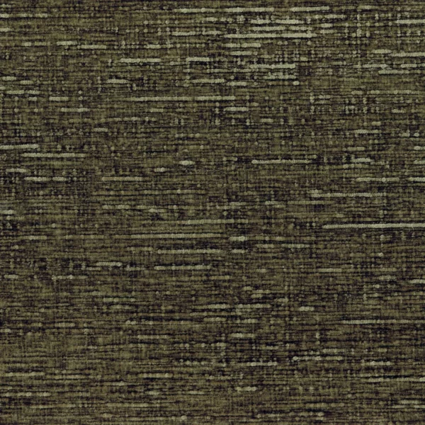 Sharpei Fabric - Kaki by green plain velvet-chenille fabric from Casamance