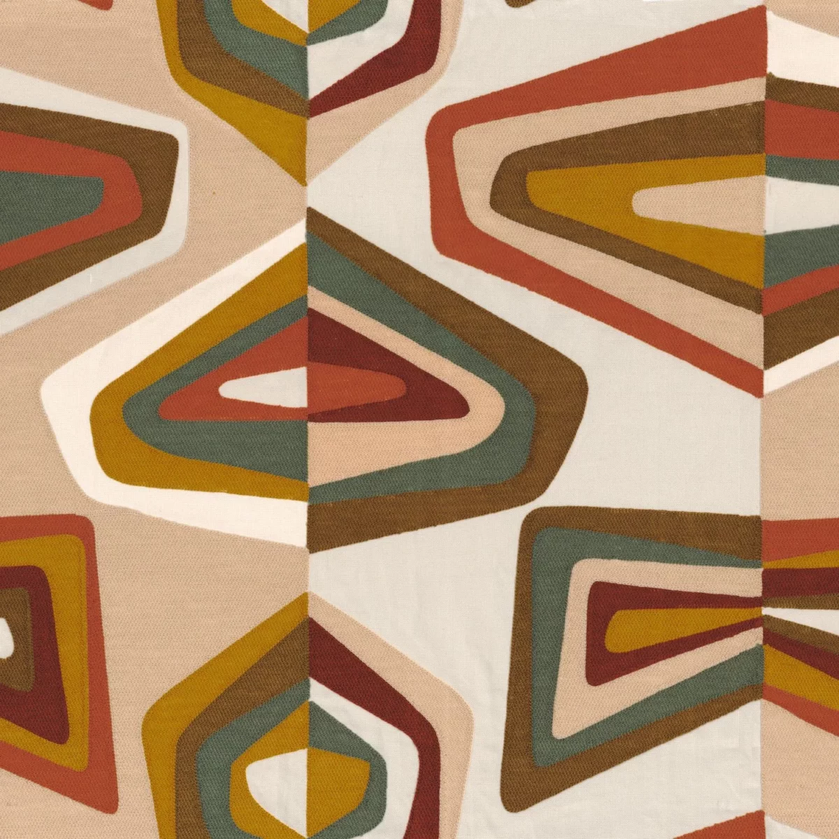 multicolour misc velvet-chenille fabric from Casamance