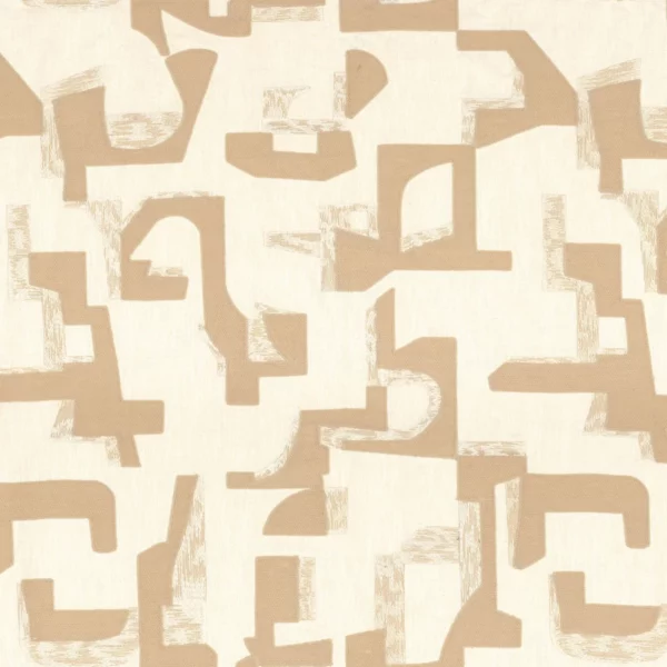 neutral misc embroideried fabric from Casamance
