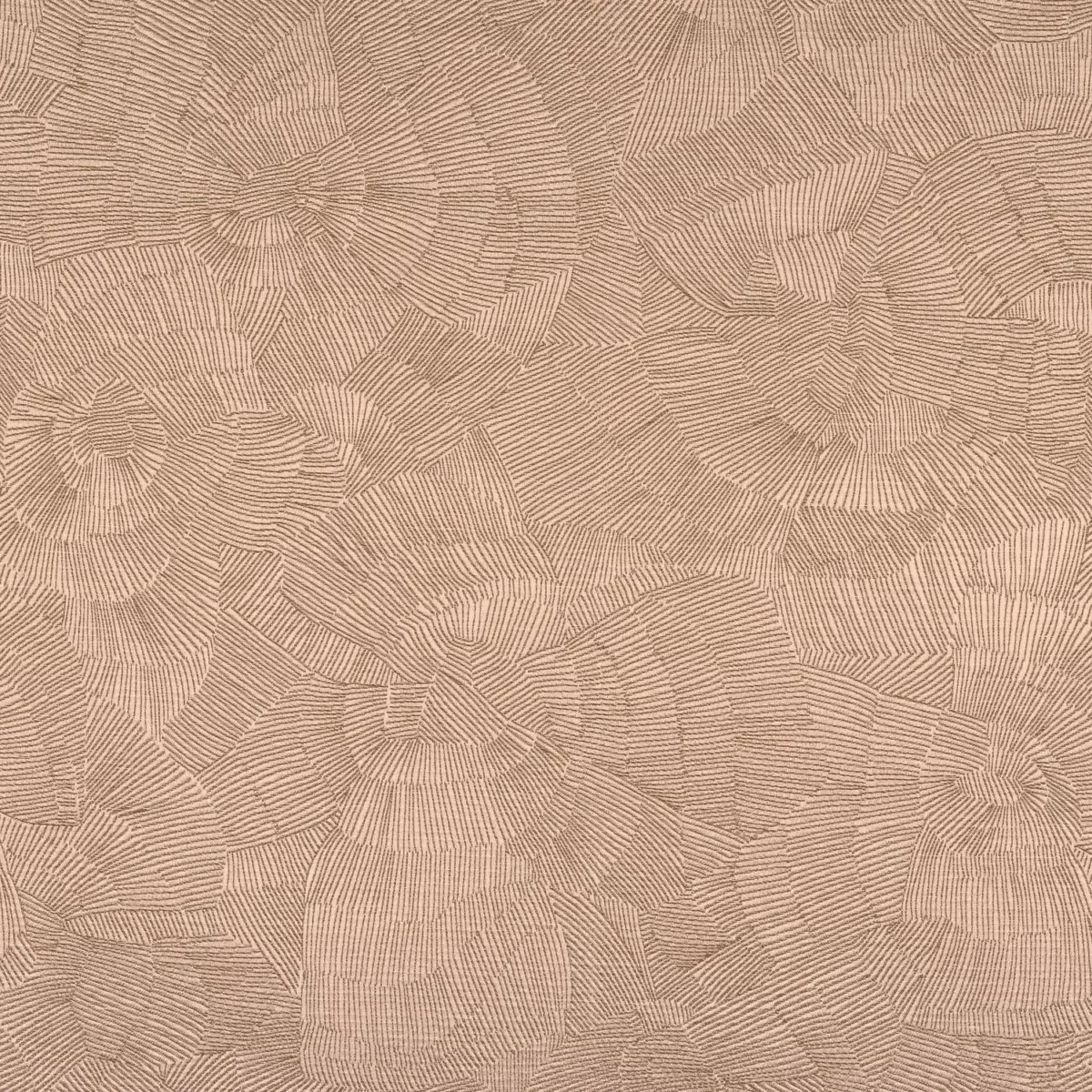 Cleo Fabric - Nude by pink contemporary linen fabric from Casamance