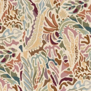 multicolour contemporary cotton fabric from Casamance