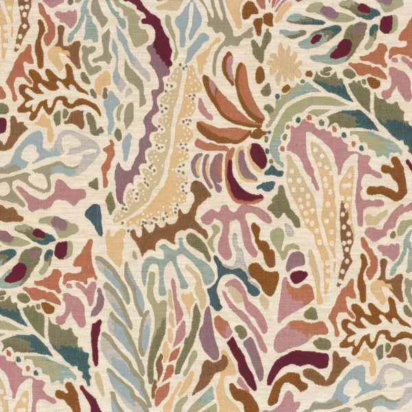 Pae Fabric - Multico by multicolour contemporary cotton fabric from Casamance
