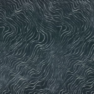 blue contemporary velvet-chenille fabric from Casamance