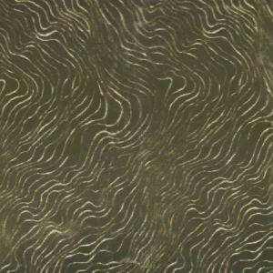 green contemporary velvet-chenille fabric from Casamance