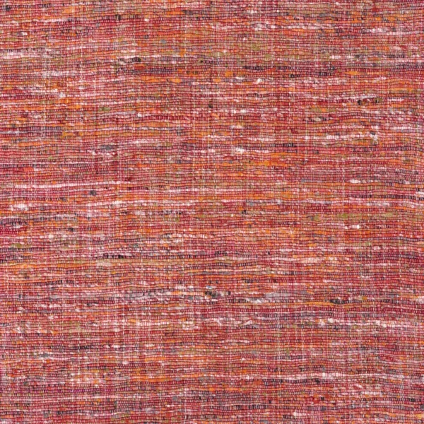 Maohi Fabric - Multico Corail by pink plain woven fabric from Casamance
